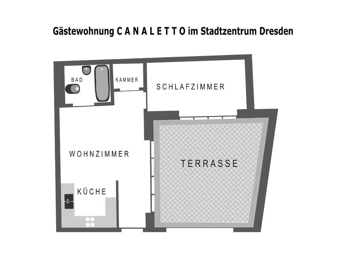 Fewo CANALETTO im Stadtzentrum Dresden